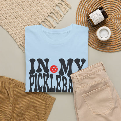 In My Pickleball Era Funny Pickleball T Shirt Black Graphic Design