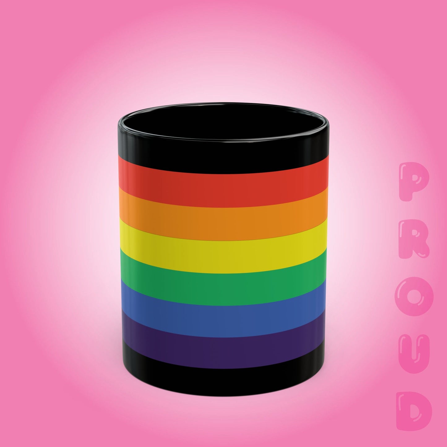 Pride Month LGBTQ Black 11oz or 15oz Coffee Mug