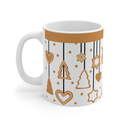 Gingerbread Ornaments Christmas Cookies Hot Chocolate Coffee Mug