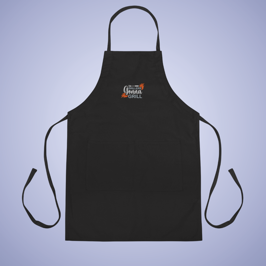 Grillers Gonna Grill Meat Lover Smoker Gift Black Embroidered Apron