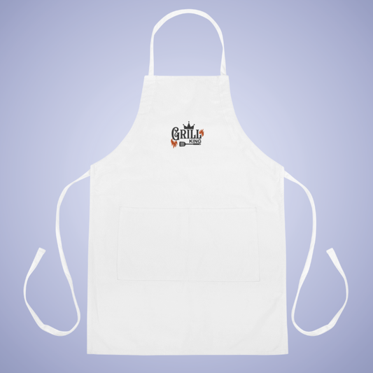 Grill King Meat Lover Smoker Gift for Him Embroidered Apron