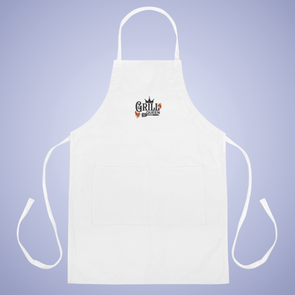 Grill Queen Meat Lover Smoker Gift Funny Embroidered Apron