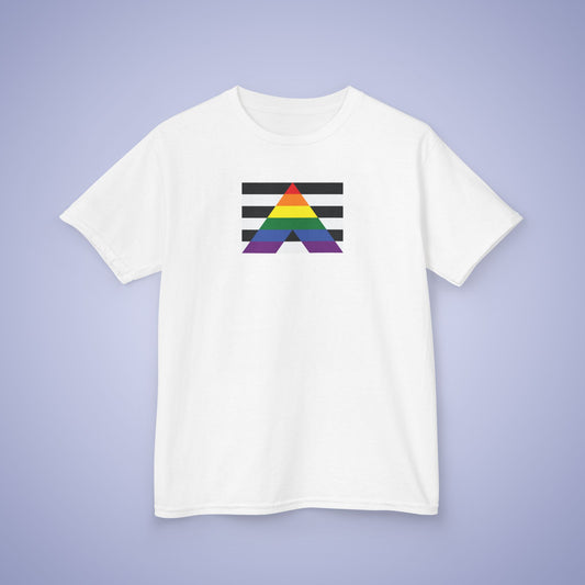 Straight Ally Pride Kids Cotton T Shirt LGBTQ Pride Month