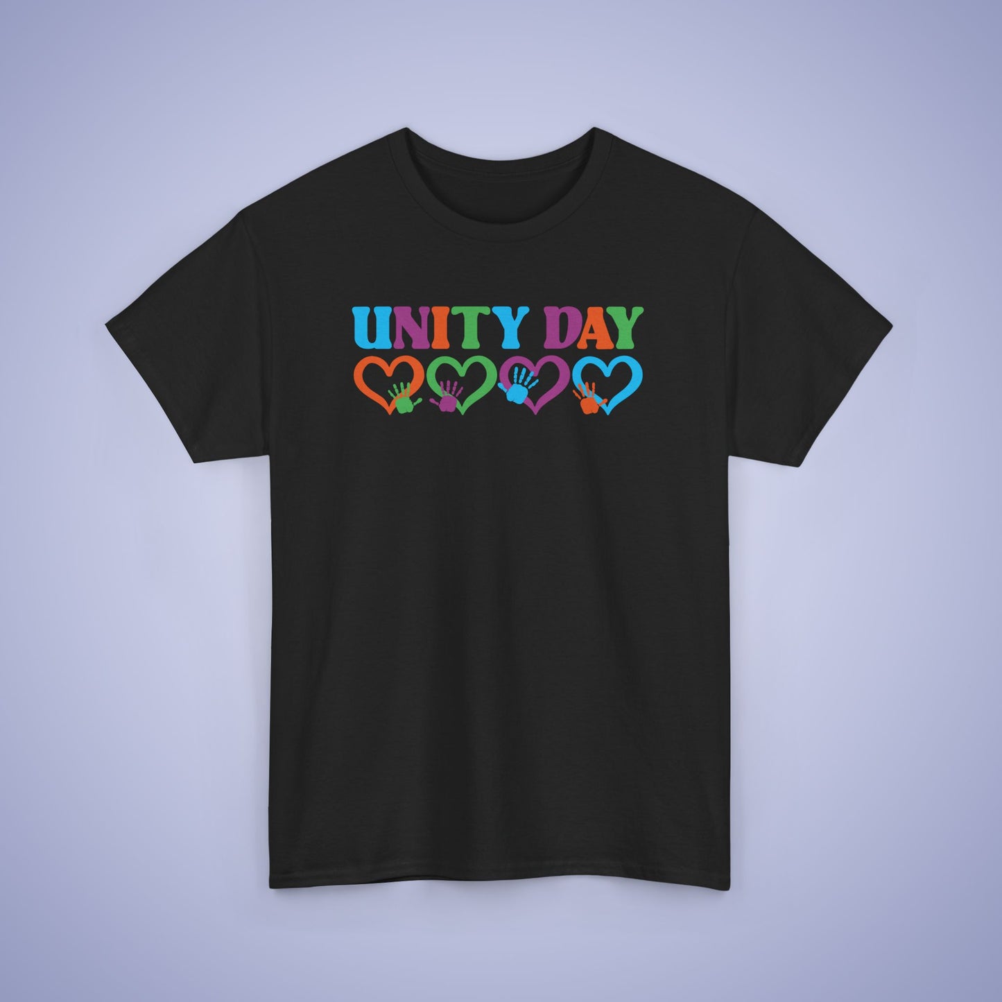 Hearts and Hands Unity Day Teachers T Shirt Unisex