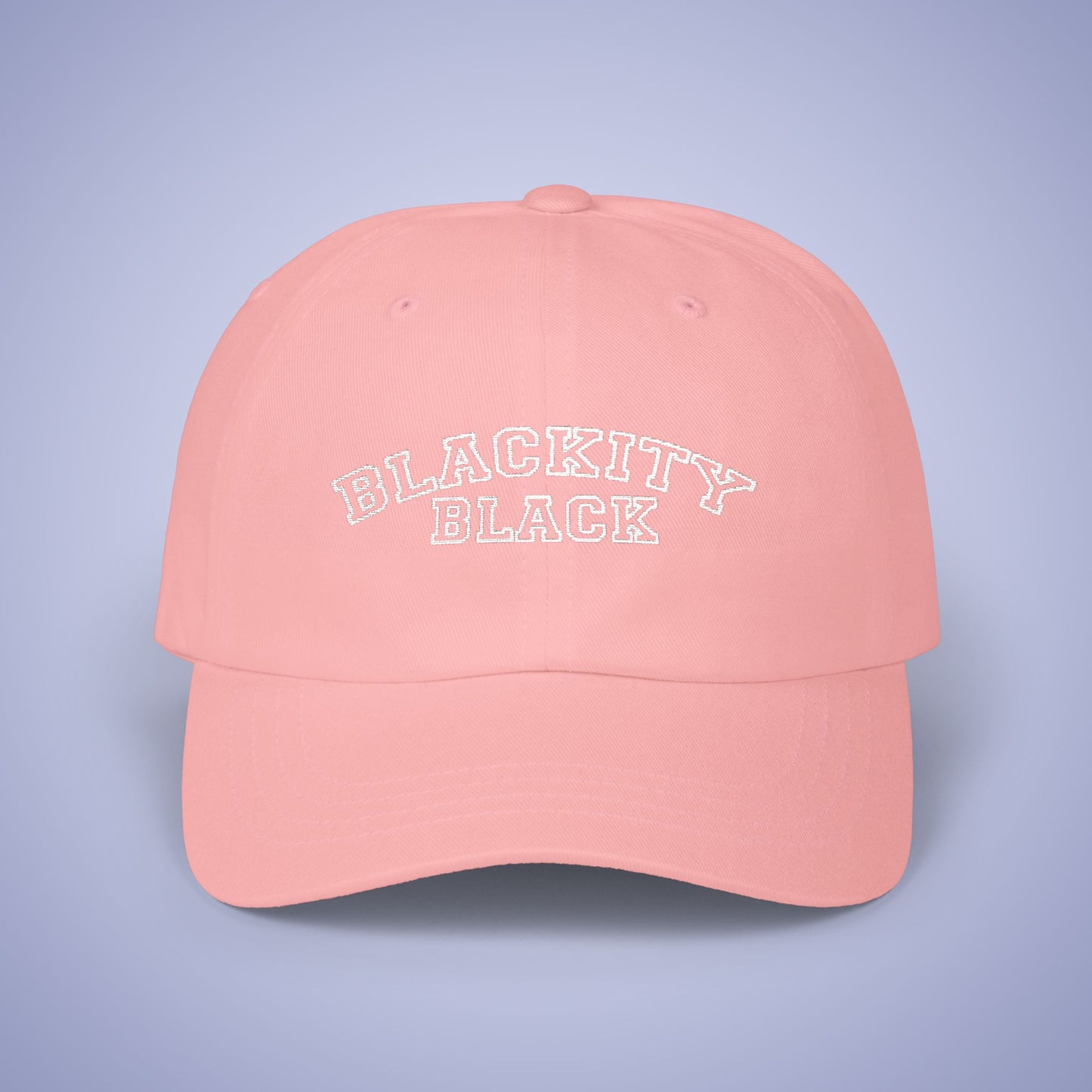 Blackity Black Juneteenth Embroidered Classic Dad Cap Unisex White Embroidery