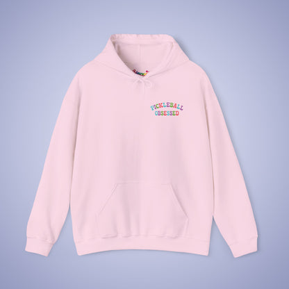 Deck the Halls with Pickleballs Christmas Hoodie Graphic Design Sweatshirt