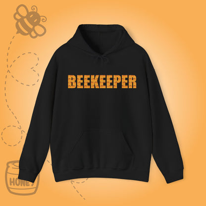 Beekeeper Sweet As Honey Honeycomb Word Art Design Hoodie Sweatshirt