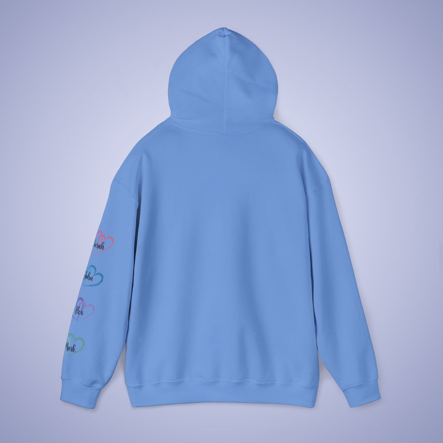 This Mother Wears her Heart on her Sleeve Unisex Hoodie Personalized
