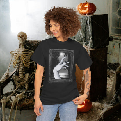 A Hand at the Beach Spooky Halloween T-Shirt | Photographic Design