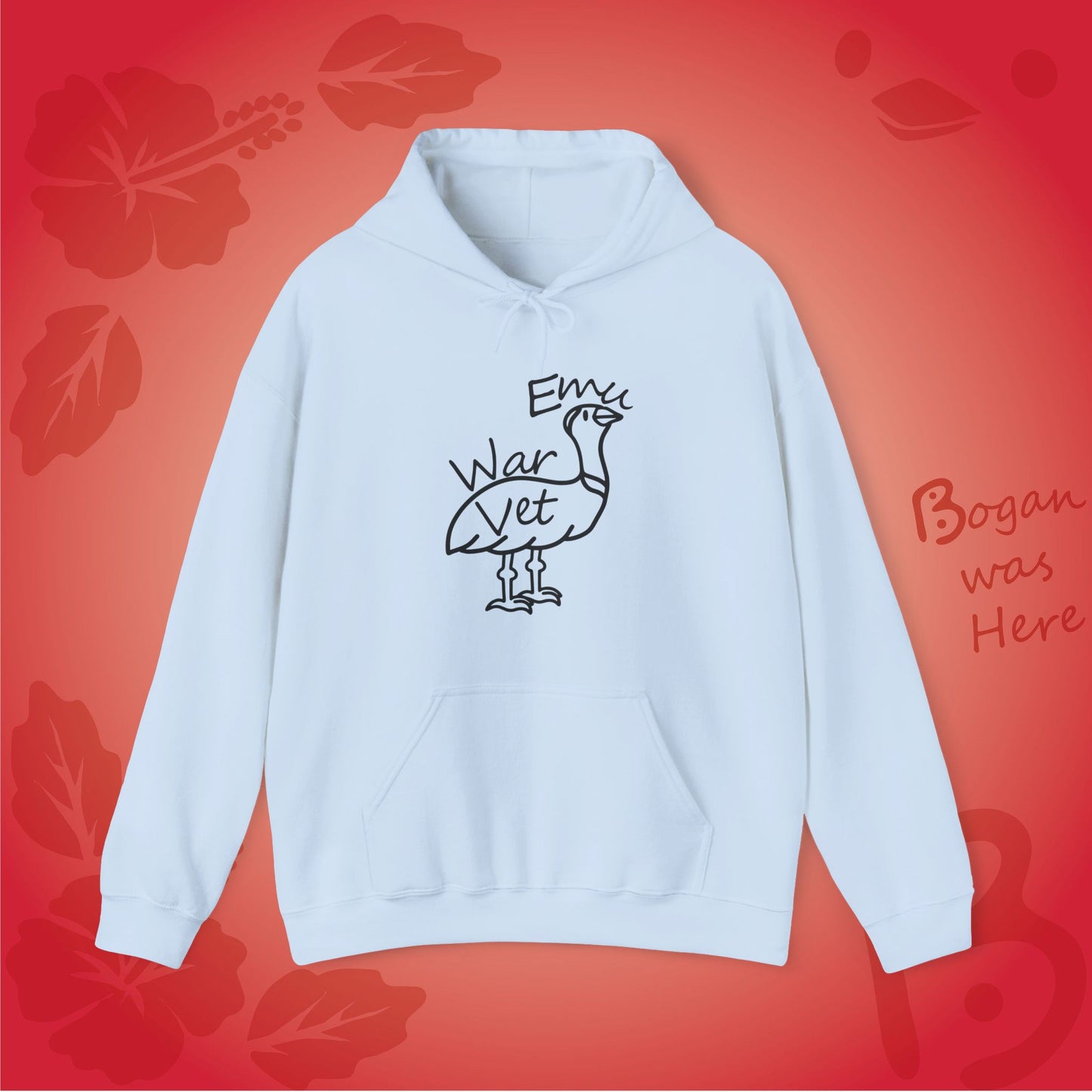 Emu War Vet Bogan's Design Hoodie Sweatshirt