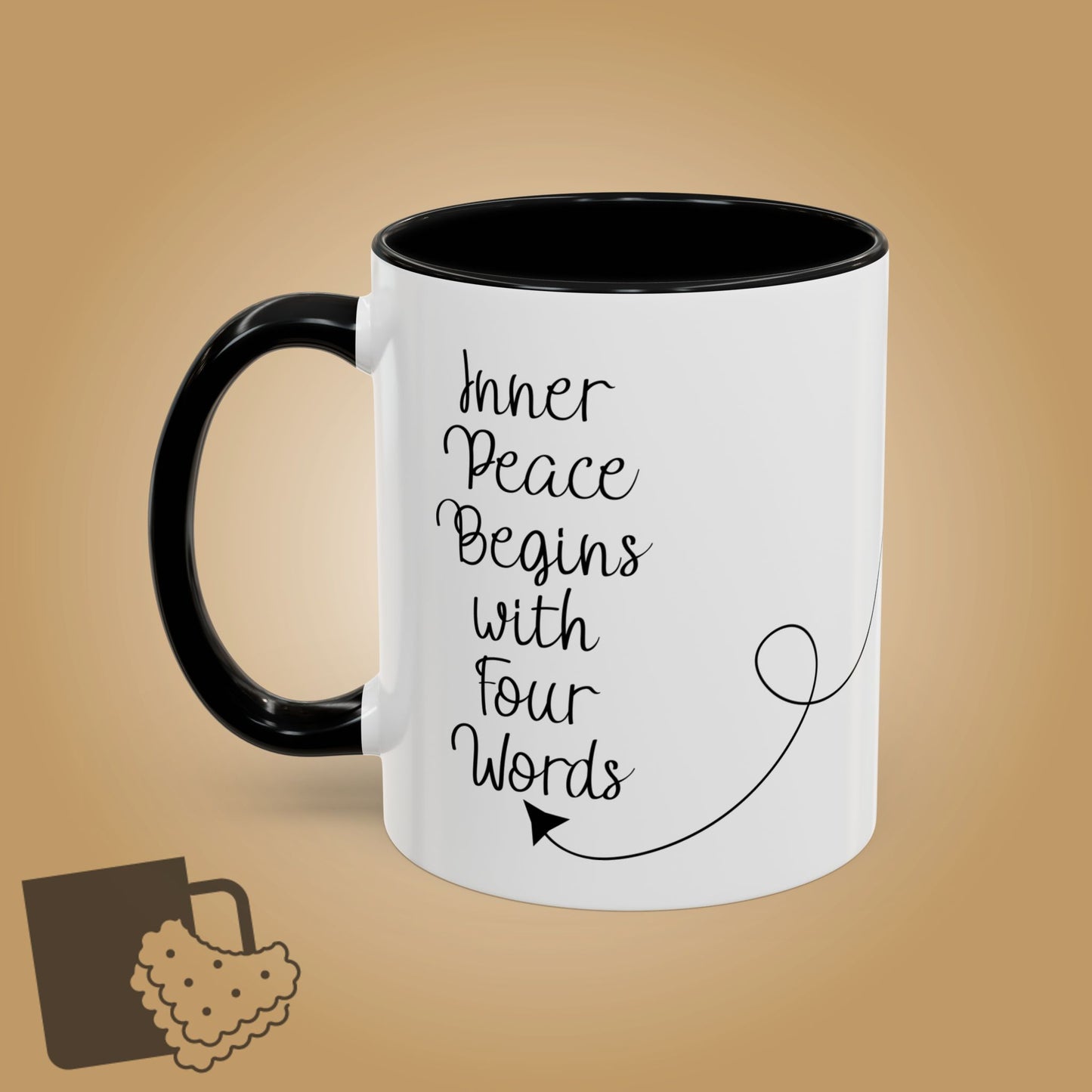 Inner Peace Begins with Four Words Funny Adult Mug