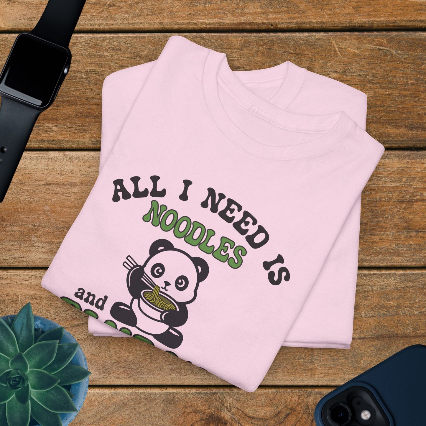 All I Need is Noodles and Panda's National Panda Day Unisex T Shirt