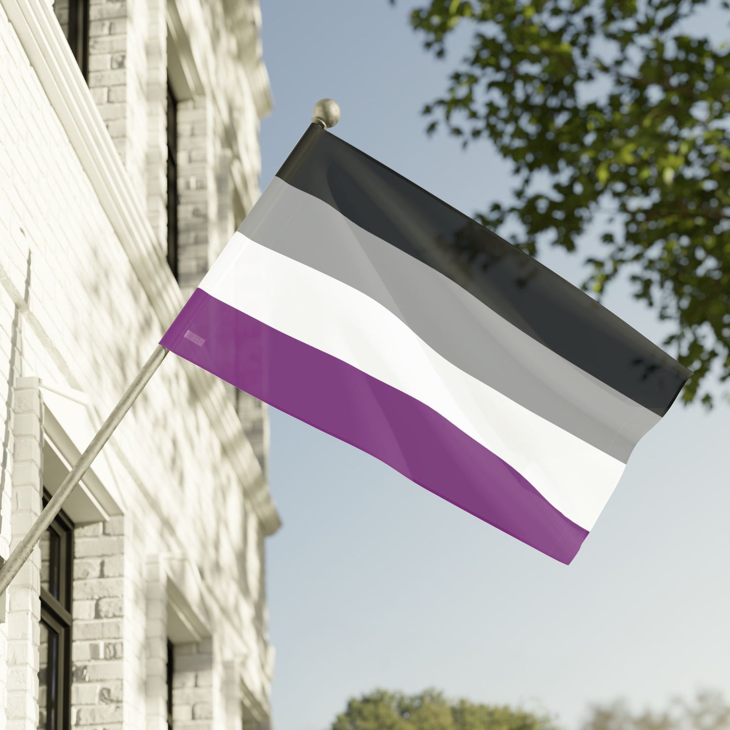 Asexual Pride Month Flag Banner Small Medium & Large