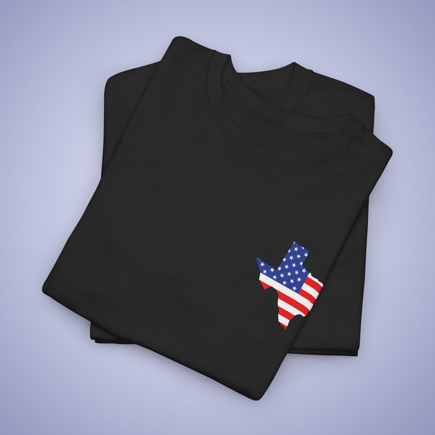 Texas Map Pocket Art Proud American Unisex T Shirt
