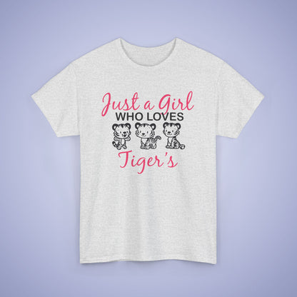 Just a Girl who Loves Tigers Unisex T-Shirt