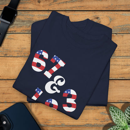 67 + 183 Do The Math Funny Teacher Gift 250 Years Freedom USA Celebration Unisex T Shirt