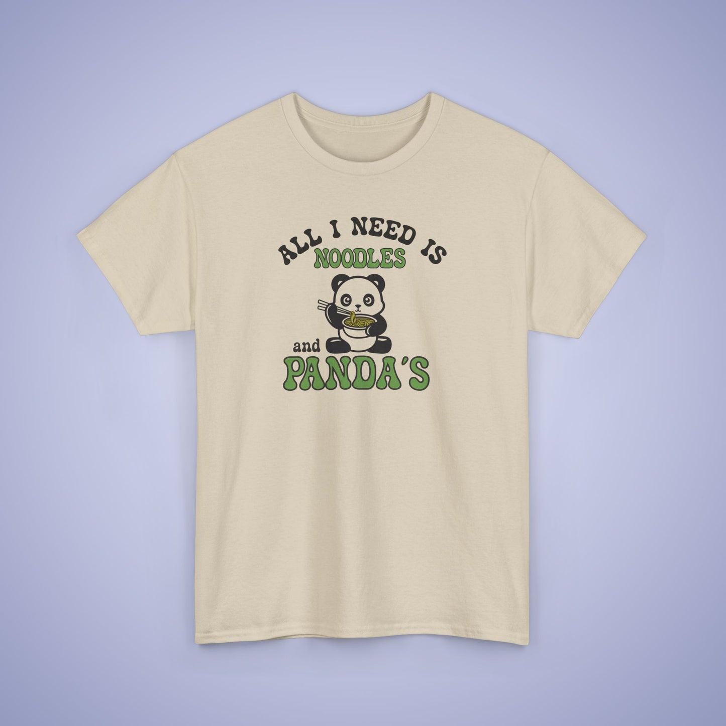 All I Need is Noodles and Panda's National Panda Day Unisex T Shirt