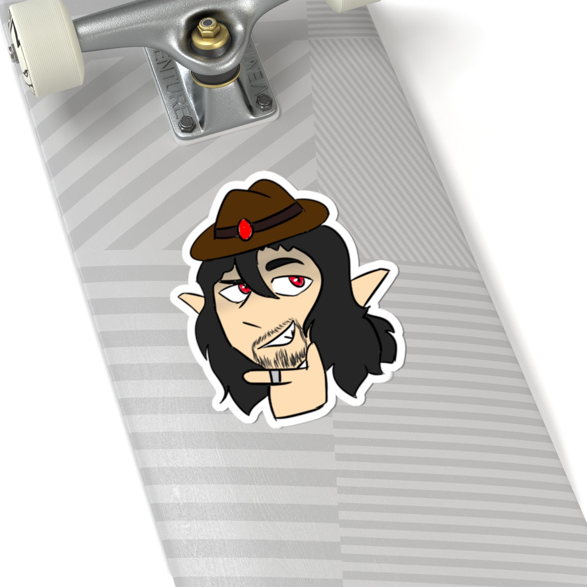 Smug Damien Sticker, Into the Cataclysm - Legends of Blood