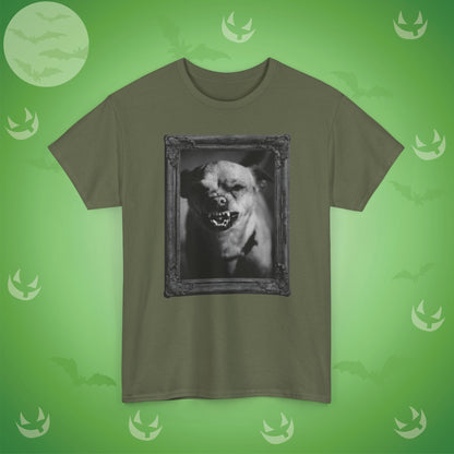 Angry Dog Spooky Halloween T-Shirt | Photographic Design