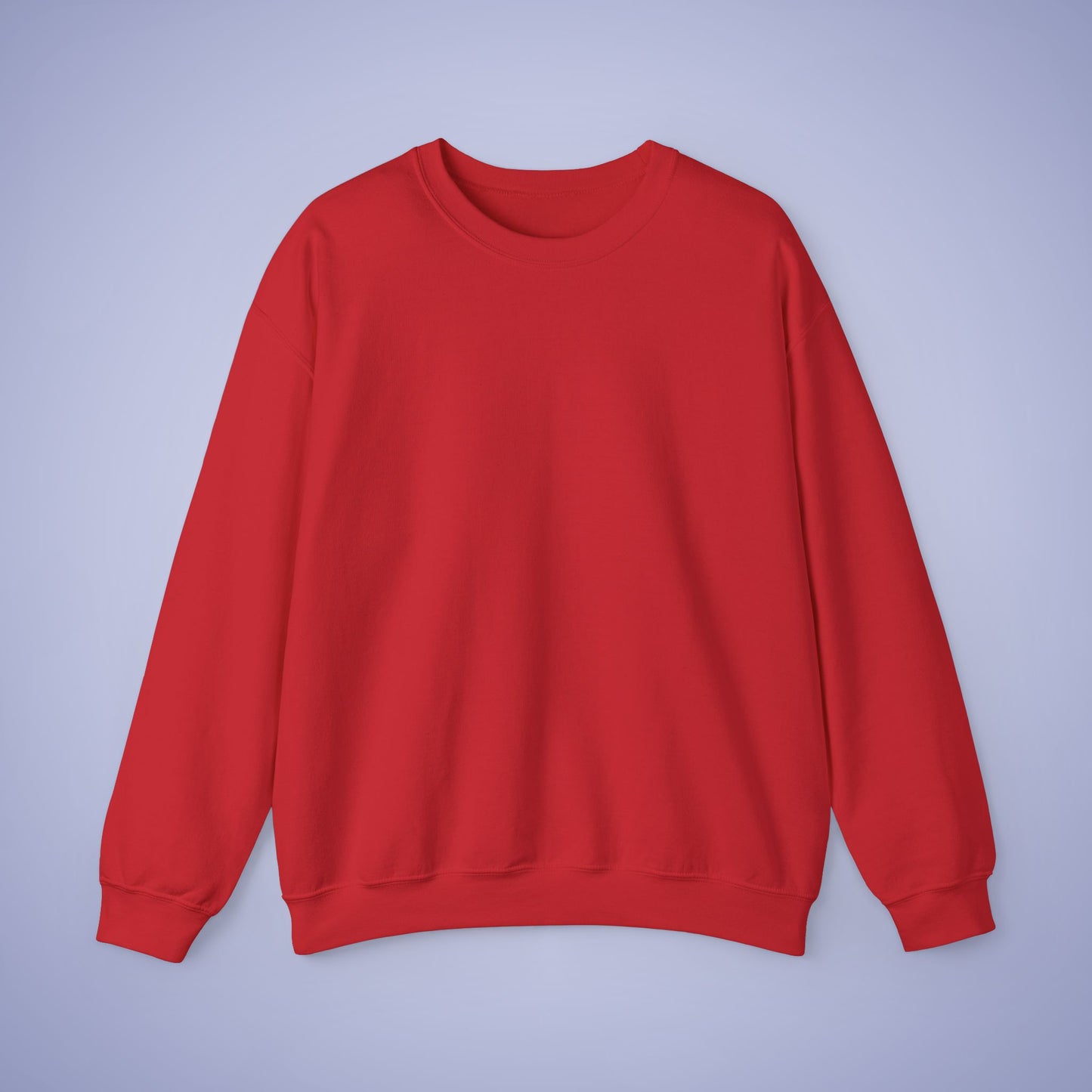 Blank Red Unisex Crewneck Sweatshirt