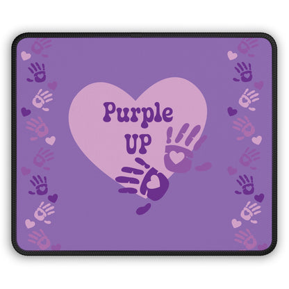Military Brat Gaming Mouse Pad Purple Up Military Child Month
