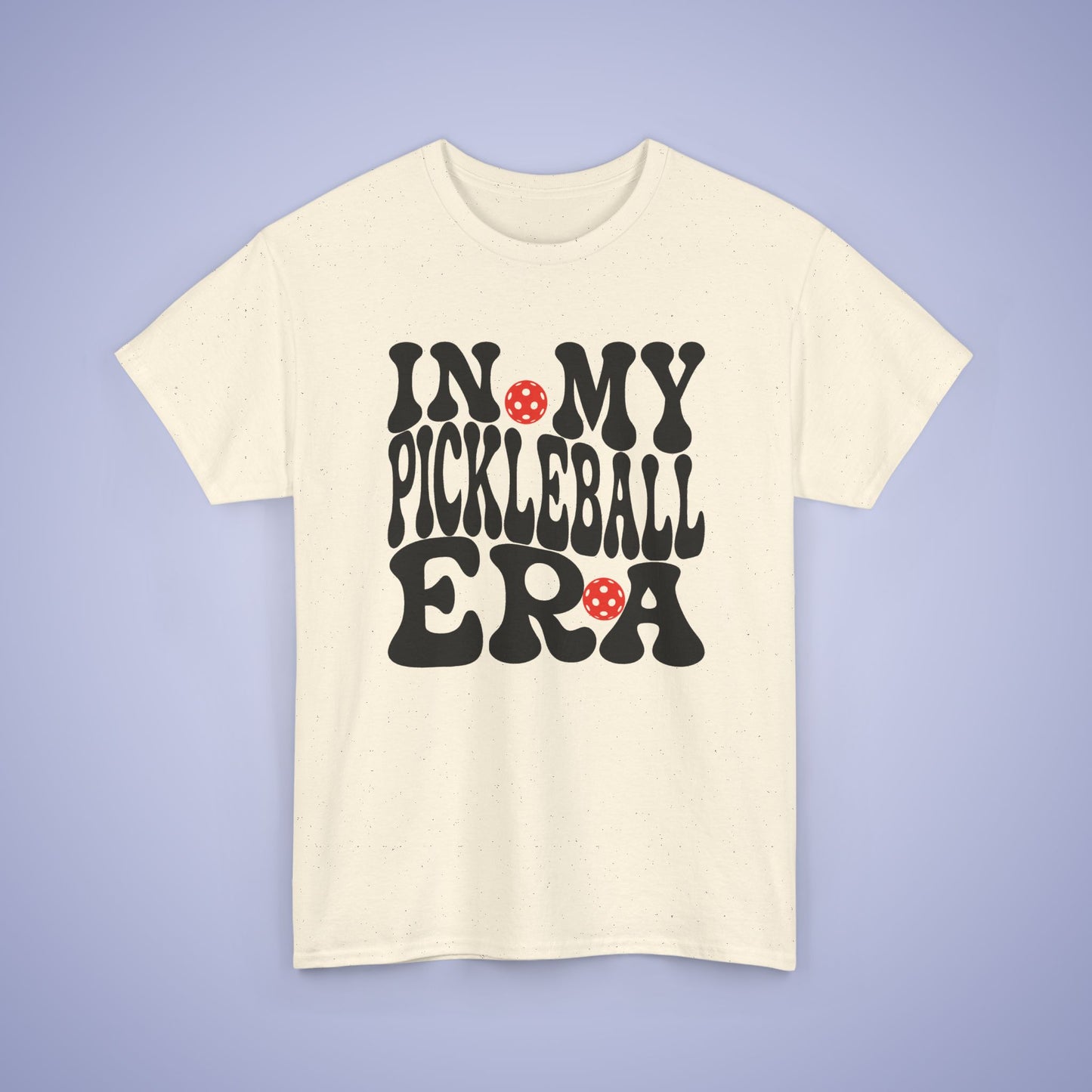 In My Pickleball Era Funny Pickleball T Shirt Black Graphic Design