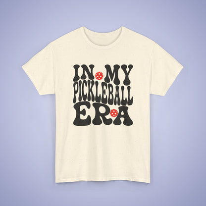 In My Pickleball Era Funny Pickleball T Shirt Black Graphic Design