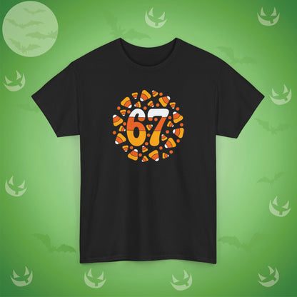 67 Candy Corn White Halloween Candy Unisex T Shirt