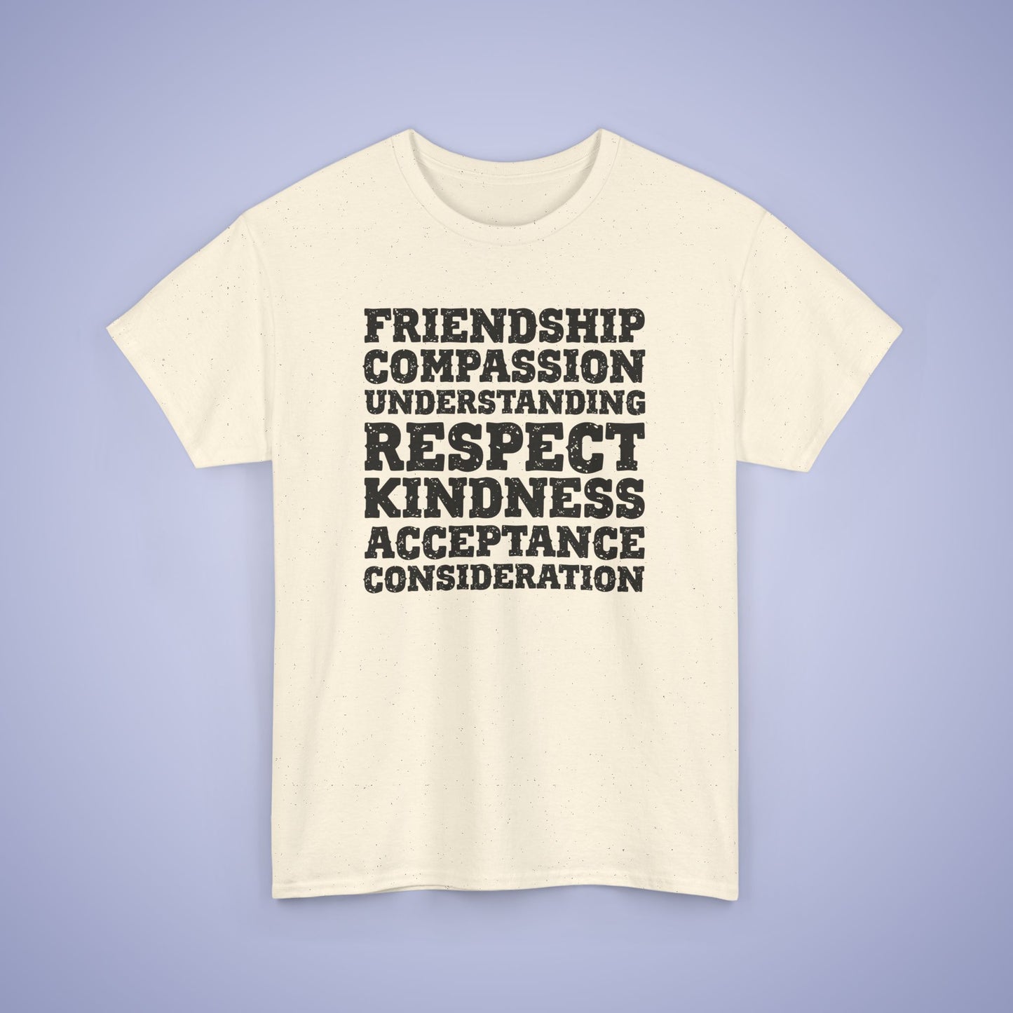 Kindness Word Block Grunge Black Unity Day Teachers T Shirt Unisex