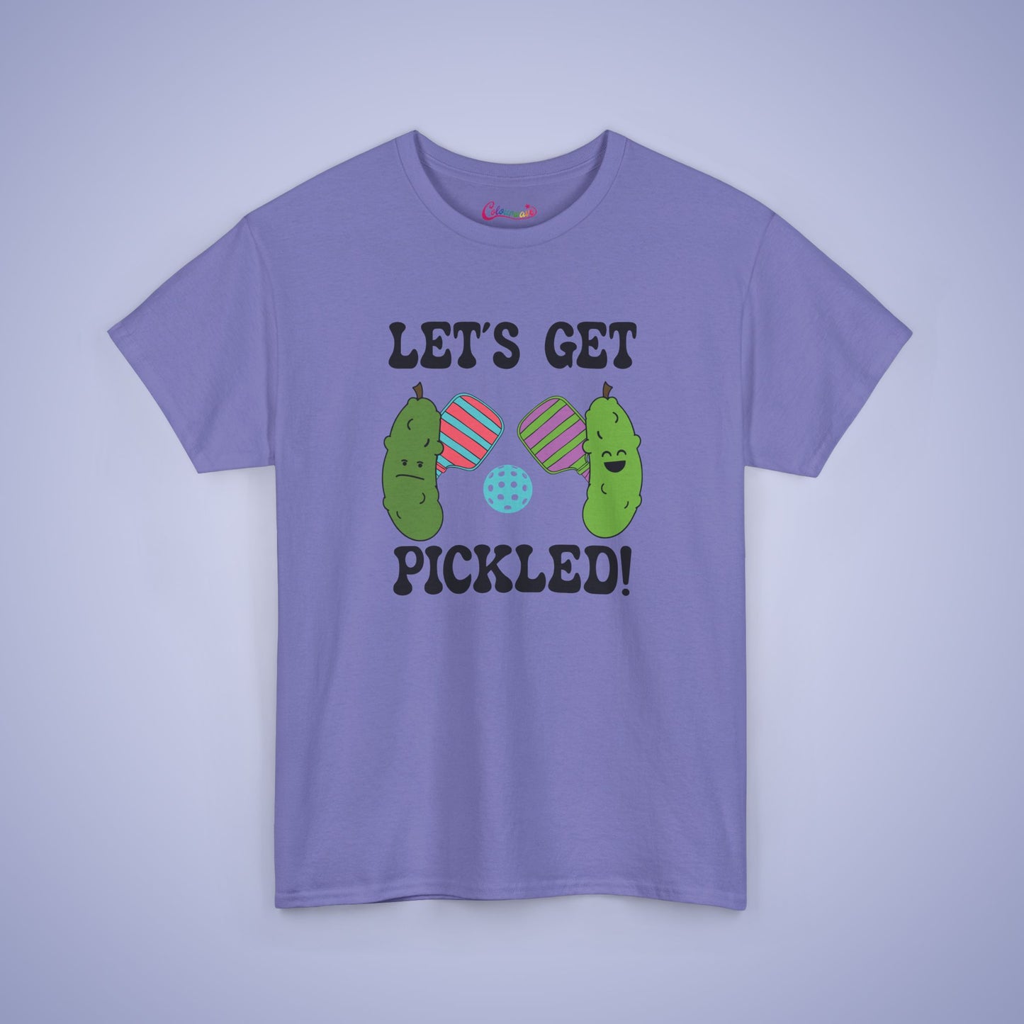 Lets Get Pickled Funny Pickleball Lover Gift Tee Graphic Design T Shirt
