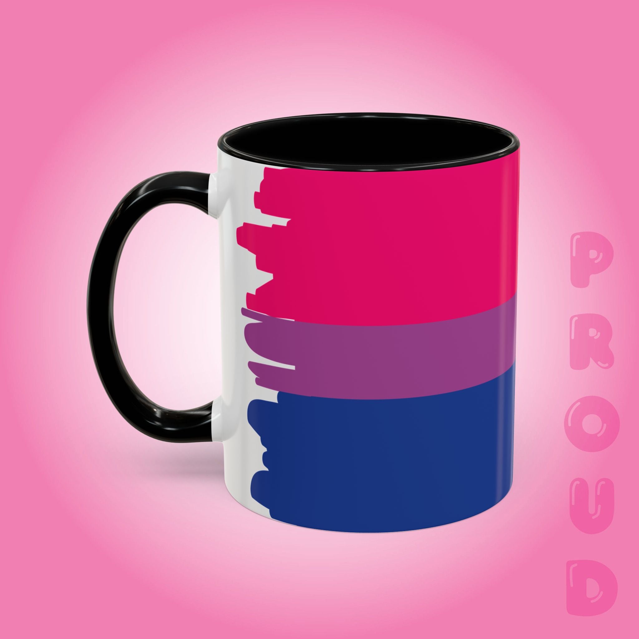 Bisexual Paint Style Coffee Mug