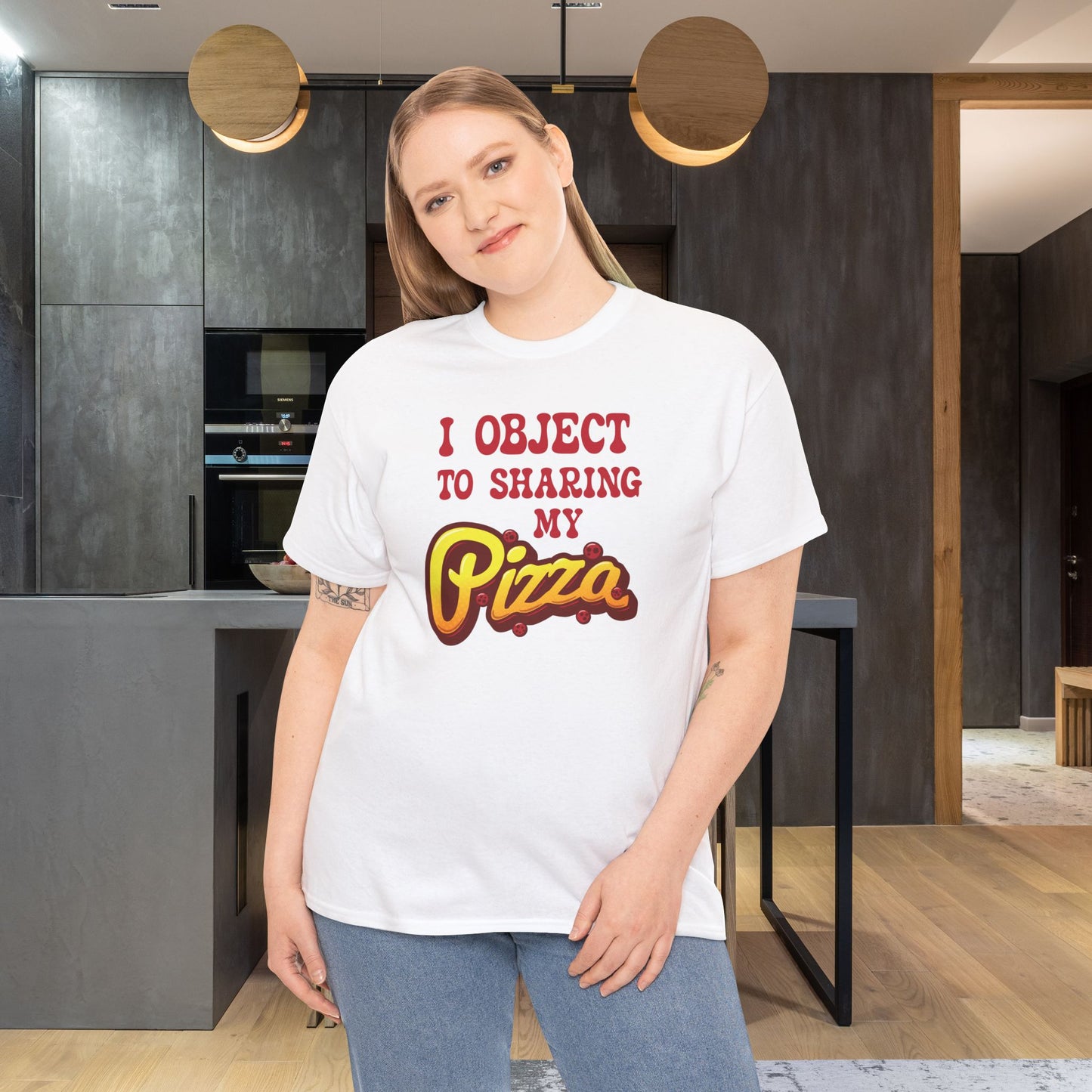 I Object to Sharing My Pizza Lover Graphic Art Lawyer Funny Unisex T Shirt