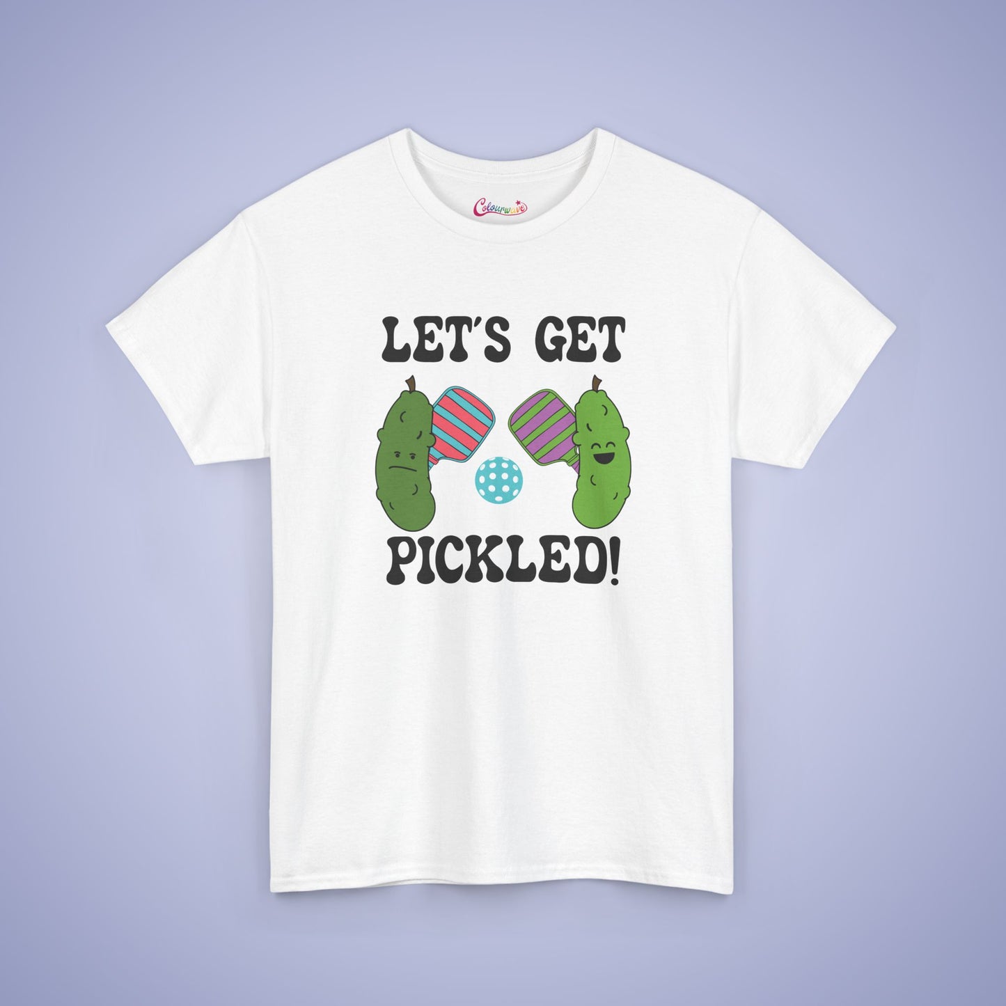 Lets Get Pickled Funny Pickleball Lover Gift Tee Graphic Design T Shirt