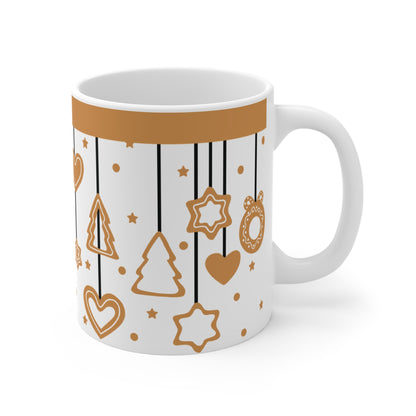 Gingerbread Ornaments Christmas Cookies Hot Chocolate Coffee Mug