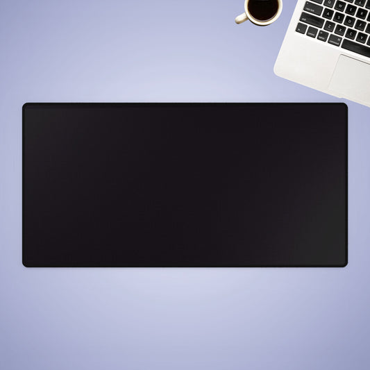 Black Desk Mat Minimalist Office Teacher Decor Gift Medium & Large