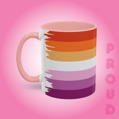 Lesbian Paint Style Coffee Mug