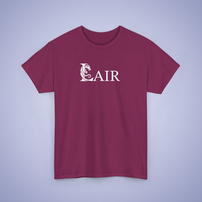 Lair Word Art Text Dragon Lover Unisex T Shirt