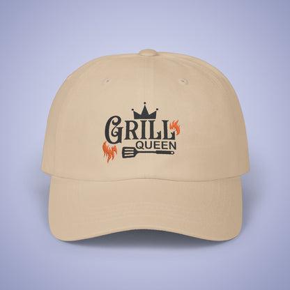 Grill Queen Embroidered Classic Dad Cap Unisex Black Embroidery Gift
