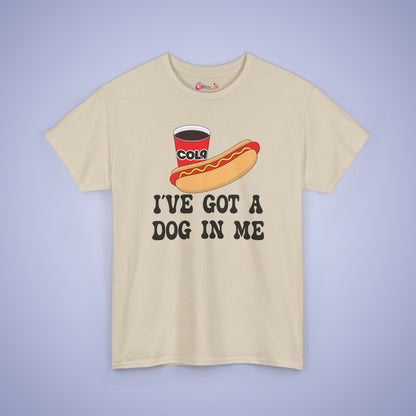 I've Got a Dog in Me Funny Hot Dog T-Shirt | Hot Dog Lover Gift Black