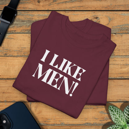 I Like Men - Into the Cataclysm White Unisex T Shirt