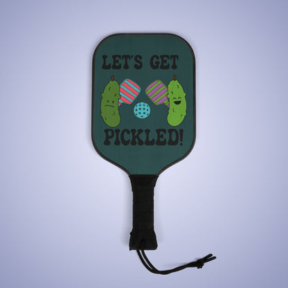 Lets Get Pickled Pickleball Paddle Set Funny Gift