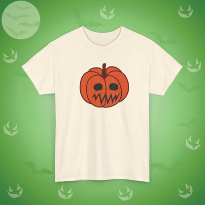 Jackolantern Worried Face Halloween Pumpkin  Unisex T Shirt