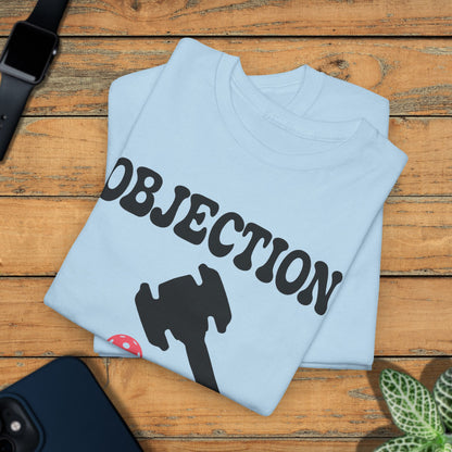 Objection in the Court Funny Lawyer Judge Pickleball T Shirt Black Graphic Design