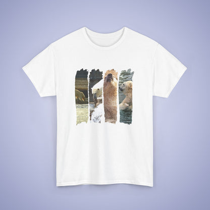 Polar Bear Lover Brush Stroke Photographic Unisex Oversized T Shirt