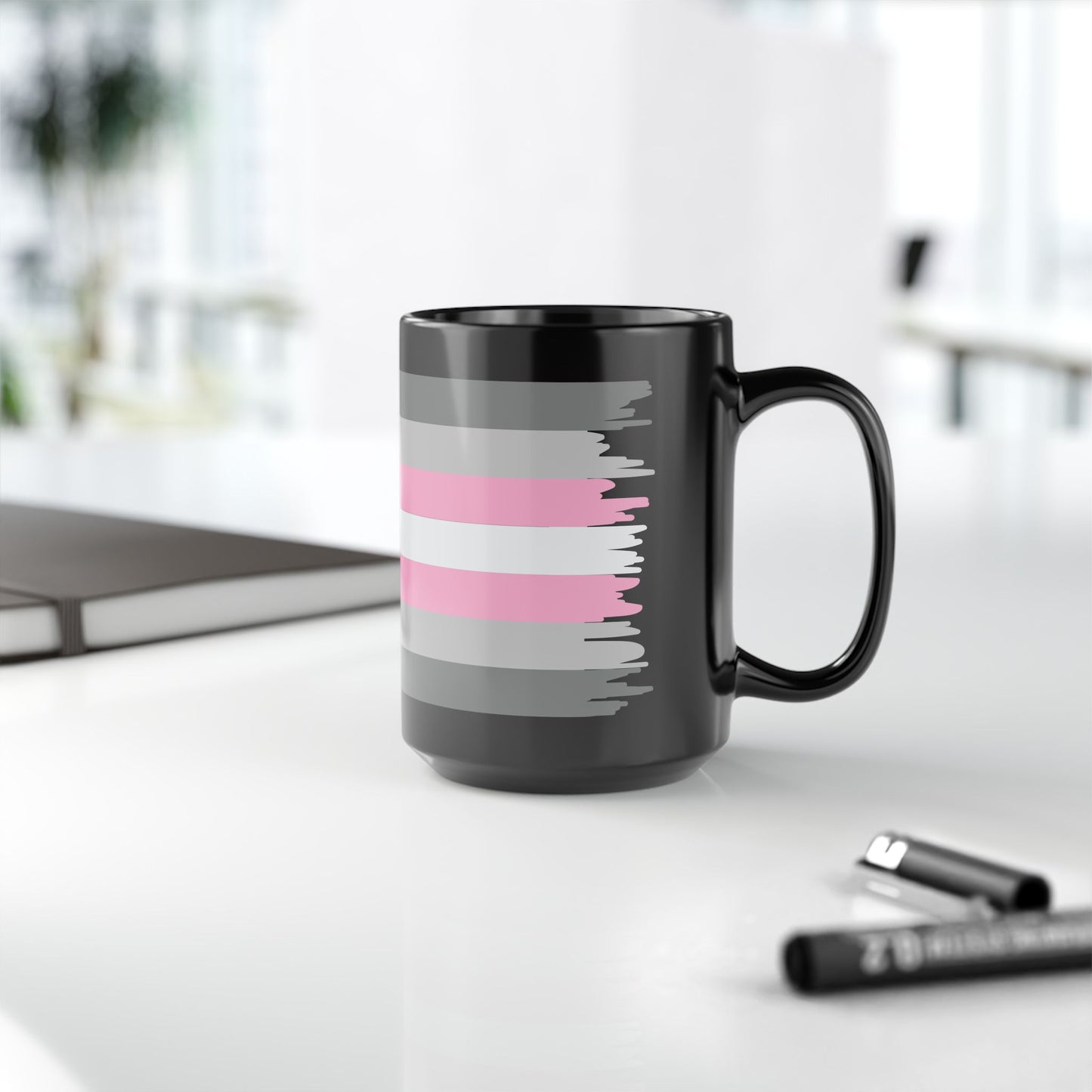 Demi Girl Pride Month LGBTQ Black 11oz or 15oz Coffee Mug