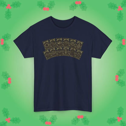 Christmas Deck of Tarot Cards Unisex T Shirt