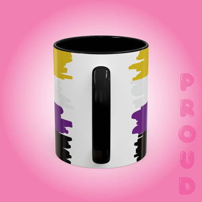 Non Binary Paint Style Coffee Mug