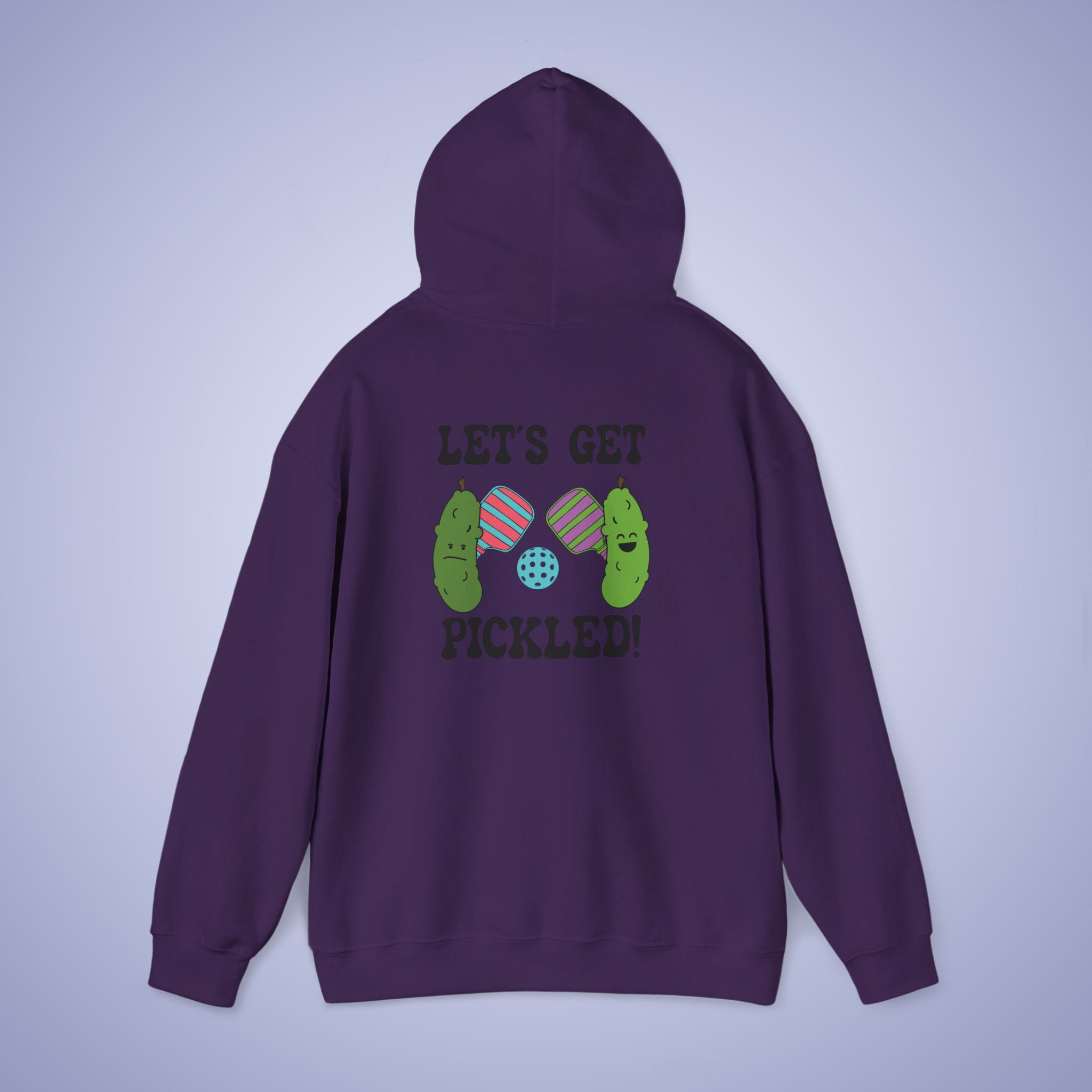Lets Get Pickled Funny Pickleball Lover Drinking Gift Hoodie Graphic Design Sweatshirt