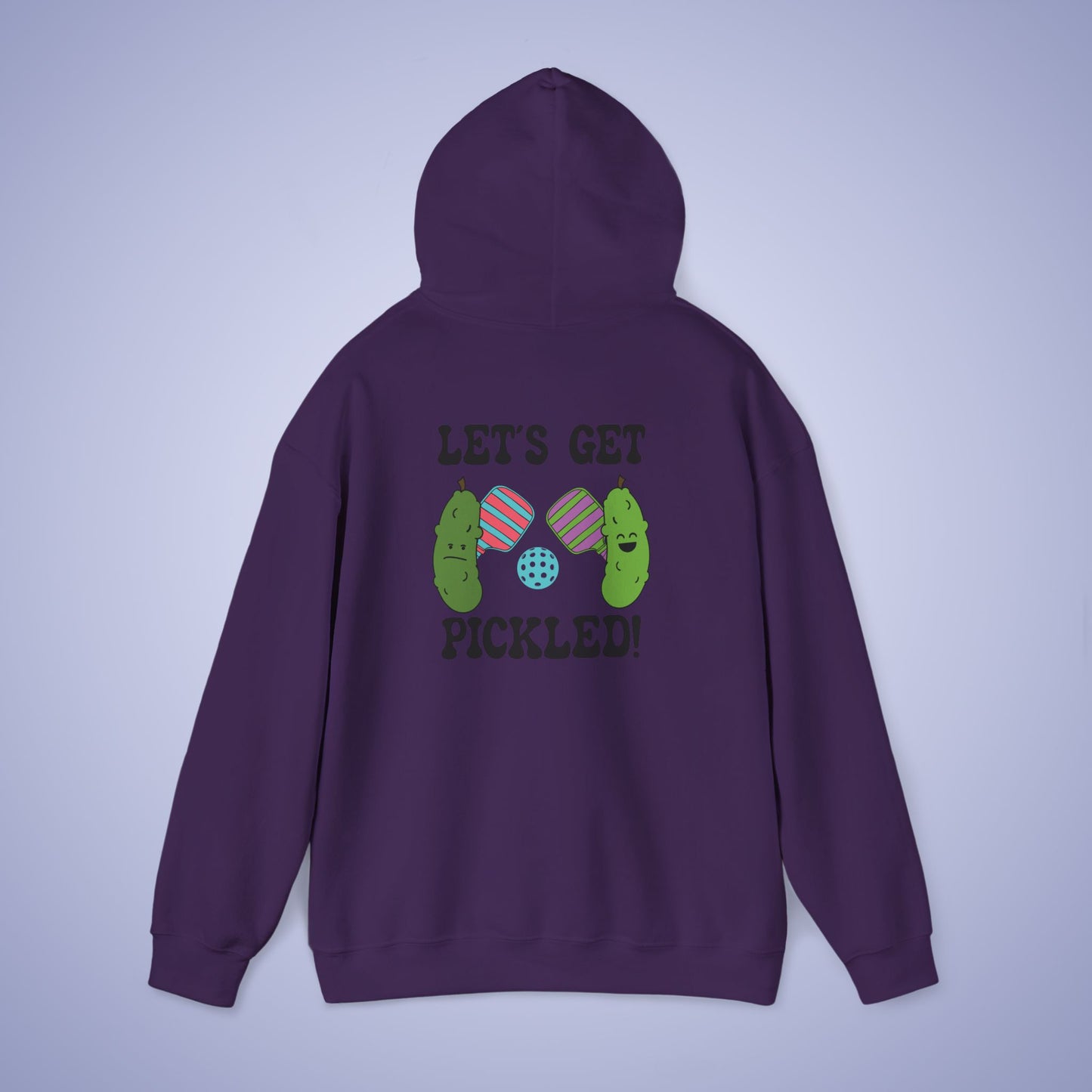Lets Get Pickled Funny Pickleball Lover Drinking Gift Hoodie Graphic Design Sweatshirt