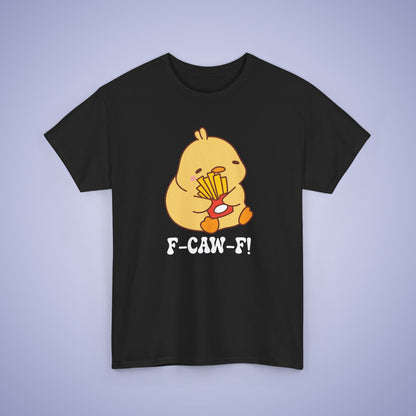 Chip Lover F CAW F White Cute Funny Chick Unisex Chicken T Shirt